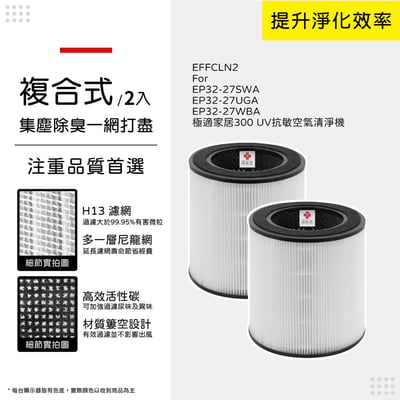 蟎著媽  濾網 適 Electrolux 伊萊克斯 EP32-27 極適家居300 抗敏空氣清淨機10