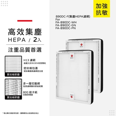 【蟎著媽】 濾網 適用 3M B90DC-ORF FA-B90DC B90DC B90 寶寶機 空氣清淨機15