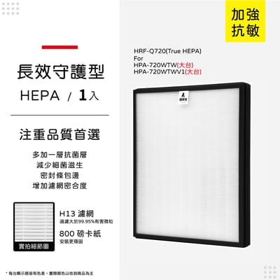 【蟎著媽】 濾網 適用Honeywell 空氣清淨機 HPA-720WTW HPA720WTW 大台機型11