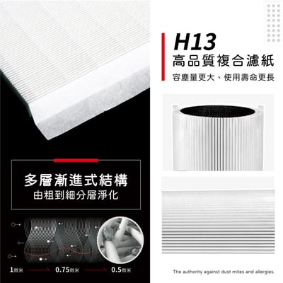 【蟎著媽】 濾網 適用 適用 Blueair Blue Pure Joy S 411 3210 空氣清淨機5