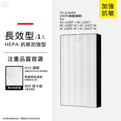 【蟎著媽】 濾網 適用 SHARP 夏普  KI-J100T KI-J100T-W KC-J101T  KI-EX100-W KI-EX100-W KI-FX100-W11