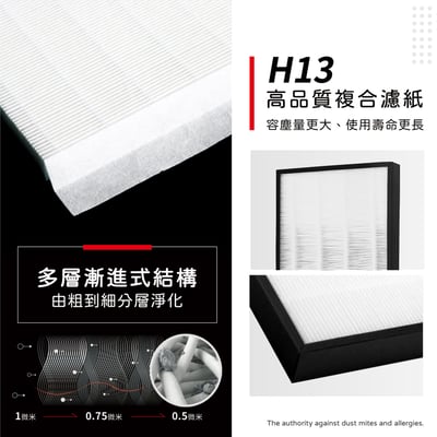 【蟎著媽】濾網 適用 Panasonic 國際牌 F-PXM35W F-PXF35W F-ZXMP35W F-ZXFD35W 抗敏+除臭組 (HEPA一片+蜂巢式顆粒活性碳一片)6