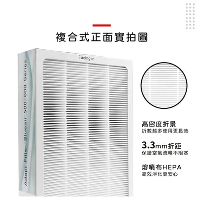 【蟎著媽】濾網 適用  Blueair 503 505 603 605 650E 680i 690i LACH-1 空氣清淨機6