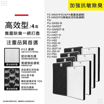 【蟎著媽】 濾網 適 夏普 SHARP FU-H50T-W FU-G50T-W FZ-M50HFE FZ-M50DFE 空氣清淨機12