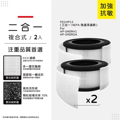 蟎著媽  濾網 適 奇美 CHIMEI AP-04SRH1 AP-04SRGA AP-04SRH1 空氣清淨機 不發酸新配方11