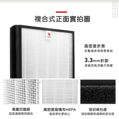 蟎著媽 濾網 適用 3M 全效型空氣清淨機 FA-S500  S500-CF S5006
