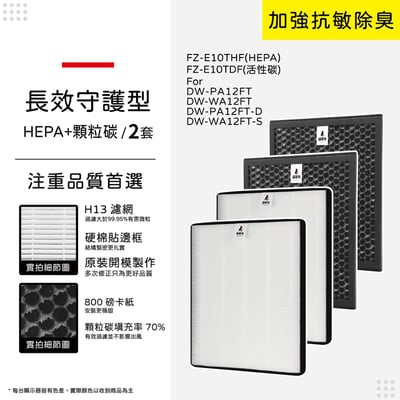 適用 Sharp 夏普 DW-PA12FT-D DW-WA12FT-S 空氣清淨除濕機 FZ-E10THF 蟎著媽12