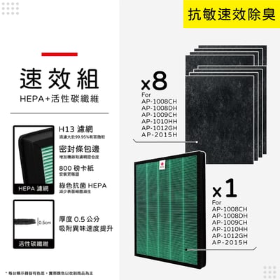 【蟎著媽】 濾網 適用   Coway 濾網 AP-1008 AP-1009CH AP1009CH10