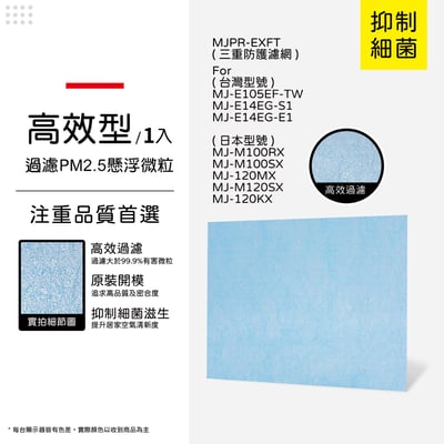適用 三菱除濕機 MJ-E105EF-TW MJ-E14EG-S1 MJ-M100RX MJ-M100SX 三重防護濾網9