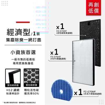 【蟎著媽】 濾網 適 夏普 SHARP KI-GS70 KI-HS70 KI-JS70 FZ-D70HF FZ-F70DF12