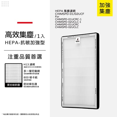 【蟎著媽】 濾網 適用 3M 超濾淨 空氣清淨機 02UCF CHIMSPD-01UCRC-113