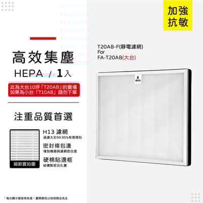 【蟎著媽】濾網適用 3M T20AB FA-T20AB T20AB-ORF 極淨型 除臭加強型 空氣清淨機12