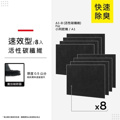 蟎著媽 濾網 高效能HEPA+活性碳套裝組 適用 Opure 臻淨 A1 小阿肥機 空氣清淨機13