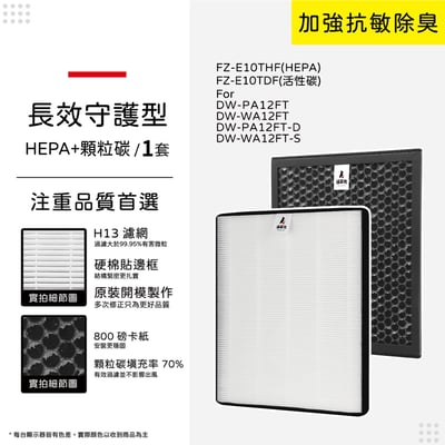適用 Sharp 夏普 DW-PA12FT-D DW-WA12FT-S 空氣清淨除濕機 FZ-E10THF 蟎著媽11