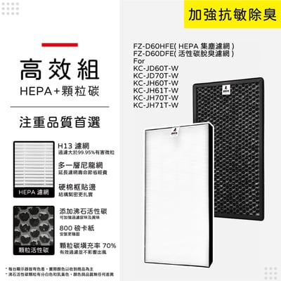 【蟎著媽】 濾網 適 夏普 SHARP KC-JH60T-W KC-JH70T-W KC-JH61T-W KC-JH71T-W 清淨機9