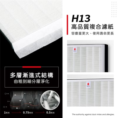 【蟎著媽】濾網  適用 Opure 臻淨  A5 A6 A5DC A6DC 空氣清淨機5