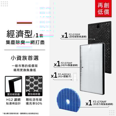 【蟎著媽】 濾網 適 夏普 SHARP KI-GS70 KI-HS70 KI-JS70 FZ-D70HF FZ-F70DF13