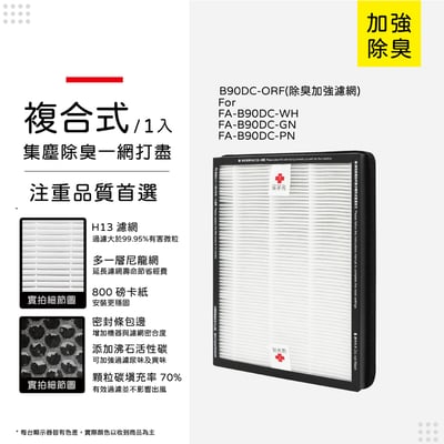 【蟎著媽】 濾網 適用 3M B90DC-ORF FA-B90DC B90DC B90 寶寶機 空氣清淨機11