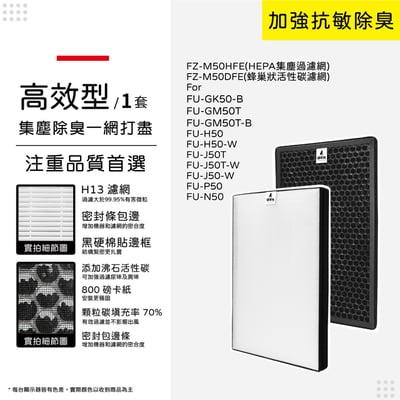 【蟎著媽】 濾網 適夏普 SHARP FU-GM50T-B FZ-M50HFE FZ-M50DFE 捕蚊 蚊取 空氣清淨機13