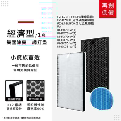 蟎著媽 濾網 適用 SHARP 夏普 NEXT KI-PX70 PX75 RX70 RX75 SX75 空氣清淨機9