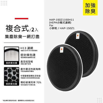 現貨 蟎著媽  濾網  適用 空氣清淨機 HERAN 禾聯 小餅乾 HAP-150Z1 150Z1-HCP 150H1111