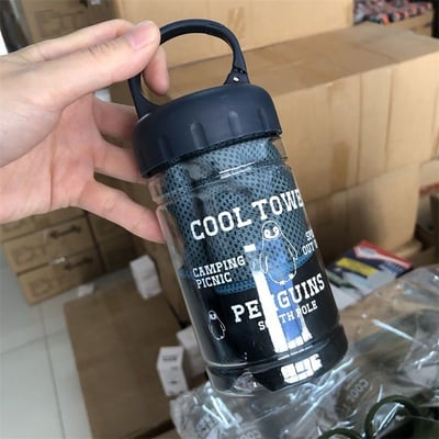 【快速降温】户外涼感運動毛巾 消暑聖品 日本夏日銷售王 冰涼巾 桶裝設計 易收納 多色2