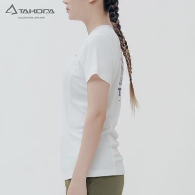 TAKODA Ogle 環保機能短袖印花系列- 台灣石虎 女款 單色3