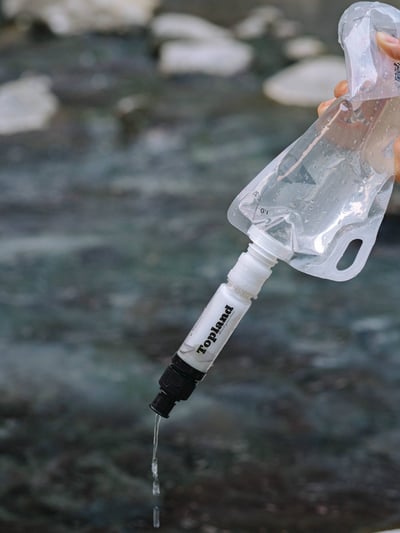 Topland 外接式行動濾水器 / 濾水器逆沖套件 新版設計 適用市面28mm口徑水袋 NEW8