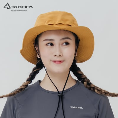 TAKODA Wiyaka 防潑水可收納漁夫帽 暖橘色/森林綠/黑色2