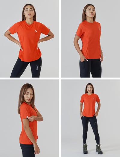 TAKODA Wi 環保機能輕量速乾短袖上衣 女款 多色18