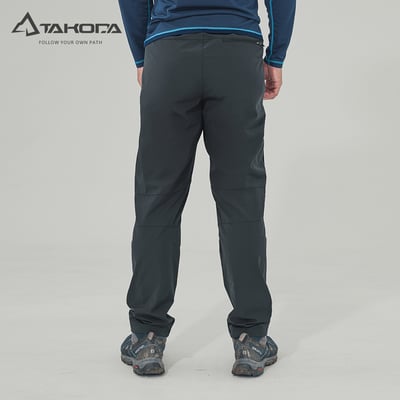 TAKODA 輕量彈性吸濕排汗速乾長褲 男款 黑色10
