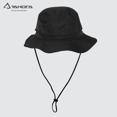 TAKODA Wiyaka 防潑水可收納漁夫帽 暖橘色/森林綠/黑色10