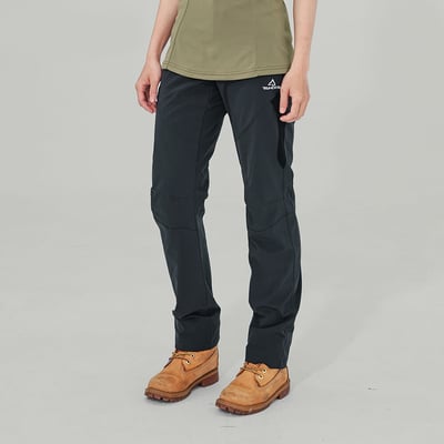 TAKODA 輕量彈性吸濕排汗速乾長褲 女款 鐵灰/黑5