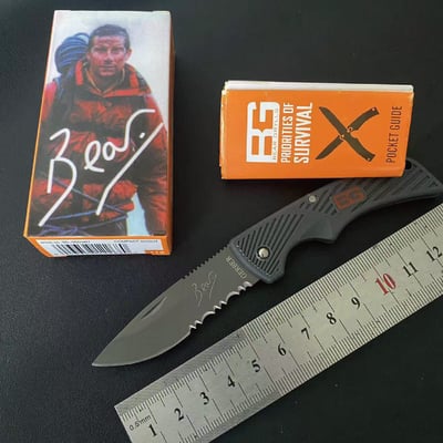 Gerber BEAR 貝爾求生系列-童軍小型折刀(半齒半刃/全刃) 野外求生 小折刀9