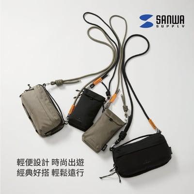 日本 SANWA SUPPLY BAG1隨身手機包 護照包 摺疊包 證件包 外出包16