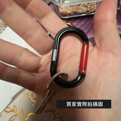 【這不是玩具】BARHAR O型迷你小勾環 4kn 快扣 安全鎖 攀登户外攀岩鎖扣 登山扣 鑰匙扣18