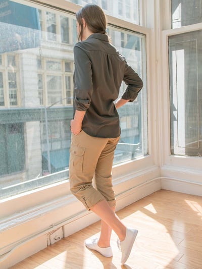 Pick-Pocket Proof® 女款冒險旅行防曬長褲 防盜褲 多口袋褲7