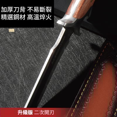 【二次開刃】狩獵直刀 高硬度316不鏽鋼 户外求生刀 潛水刀 野營刀6