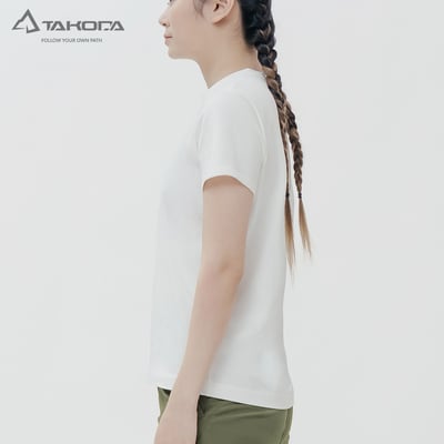 TAKODA Tipi 女純棉短袖印花系列-露營去 女款 兩色8