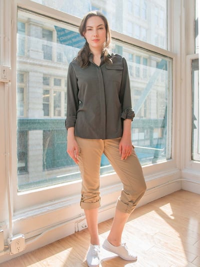 Pick-Pocket Proof® 女款冒險旅行防曬長褲 防盜褲 多口袋褲8