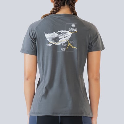 TAKODA Ogle 機能短袖攝影聯名系列-南湖大山 女款 深麻灰/沙漠棕2