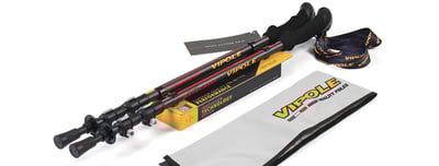 VIPOLE-BASE CAMP鋁合金雙快調登山杖/7075鋁合金/義大利製造/雙系統快扣+旋鈕/維修保固4