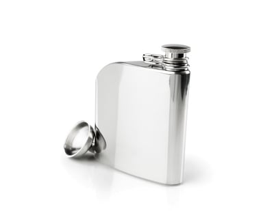 美國GSI-Glacier Stainless 6 FL. OZ. Trad Flask不鏽鋼酒壺/304不鏽鋼1