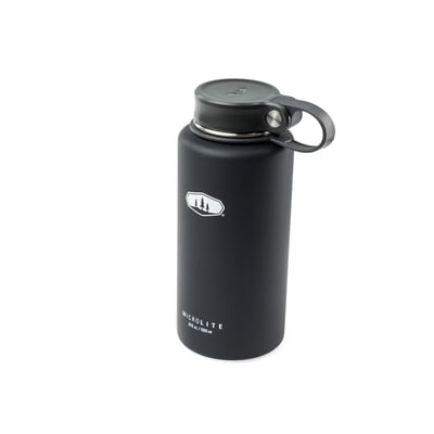 美國GSI-輕量不鏽鋼真空保溫瓶 1.0L(提環)/304不鏽鋼/輕量369g/保溫/多色可選/NEW12