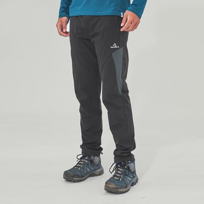 TAKODA 輕量彈性吸濕排汗速乾長褲 男款 黑色5