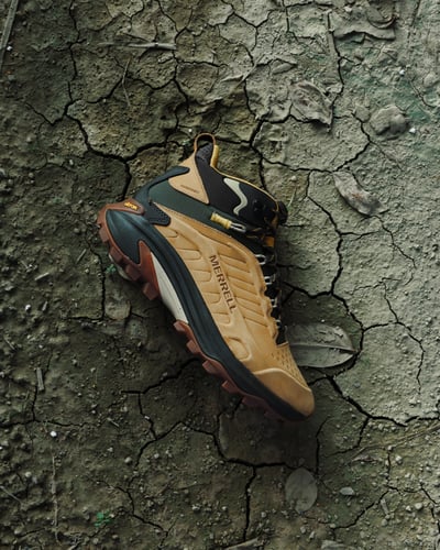 MERRELL MOAB SPEED 2 LTR MID WATERPROOF 男 中筒登山鞋 土黃色 (038425)16