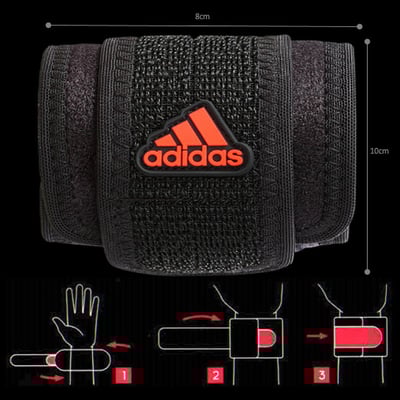 adidas 運動護腕 羽球護腕 網球 桌球 籃球護腕 工作護腕 公司貨3