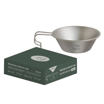 Horizon 天際線 純鈦野營雪拉碗 (300ml/450ml)│雪拉杯│露營碗│握柄牢固不彎折不燙手｜登山野營純鈦餐具│好物嚴選3