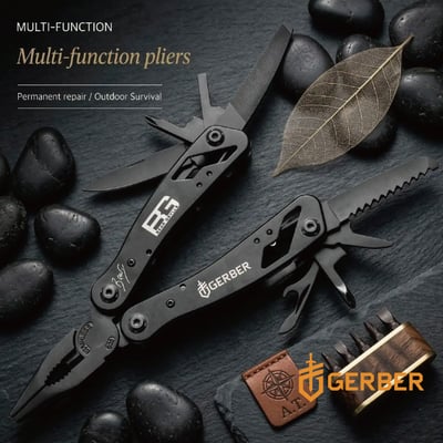 Gerber Bear 多功能工具鉗 尼龍保護套 完整鎖頭工具 野外求生 車載 居家 攜帶方便 限時優惠18