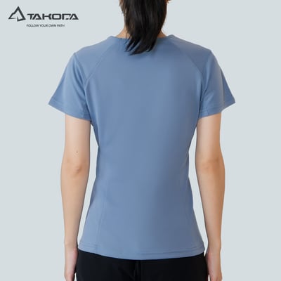 TAKODA  Ogle 環保機能短袖印花系列-369山莊 女款 兩色7